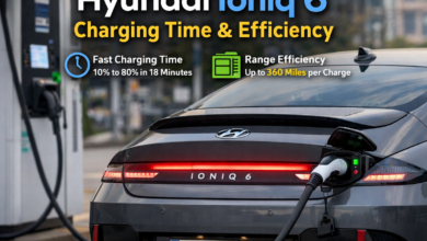 Hyundai Ioniq 6 charging time and efficiency