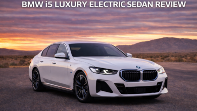 BMW i5 luxury electric sedan review